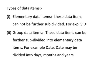 Data structure