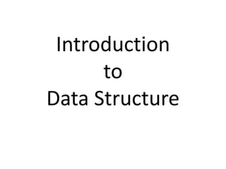 Data structure