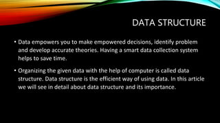 Data structure | PPT