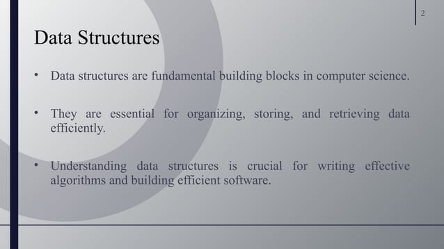 Data structure Basic ,Fundamentals, Types | PPTX