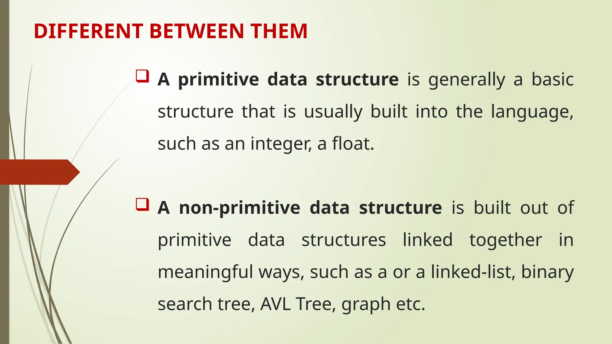 Data Structures - Primitives and Non-Primitives | PPTX | Databases ...
