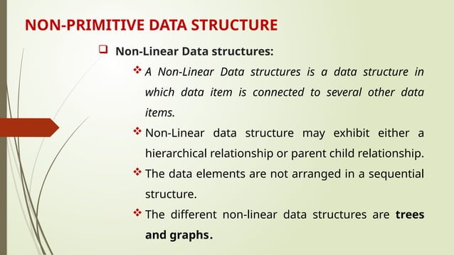 Data Structures - Primitives and Non-Primitives | PPTX | Databases ...