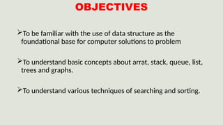 DATA STRUCTURES and its classifications.pptx