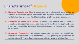Data Structure - 8 Circular & Double-Ended Queue | PDF