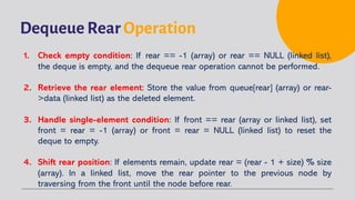 Data Structure - 8 Circular & Double-Ended Queue | PDF