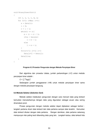 Pengurutan (Sorting) | PDF