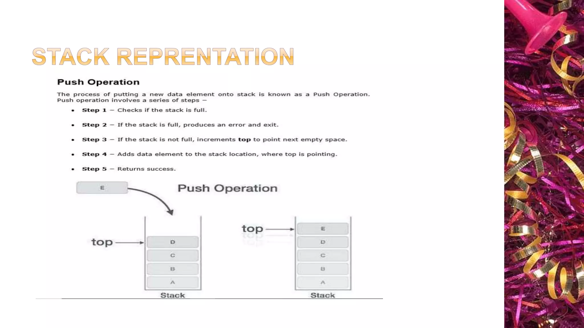 Data structure stack | PPT