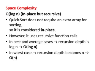 Comprehensive Guide to Sorting Algorithms and Stack Operations in ...