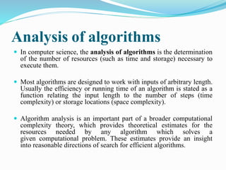 Data structure and algorithm | PPTX | Programming Languages | Computing