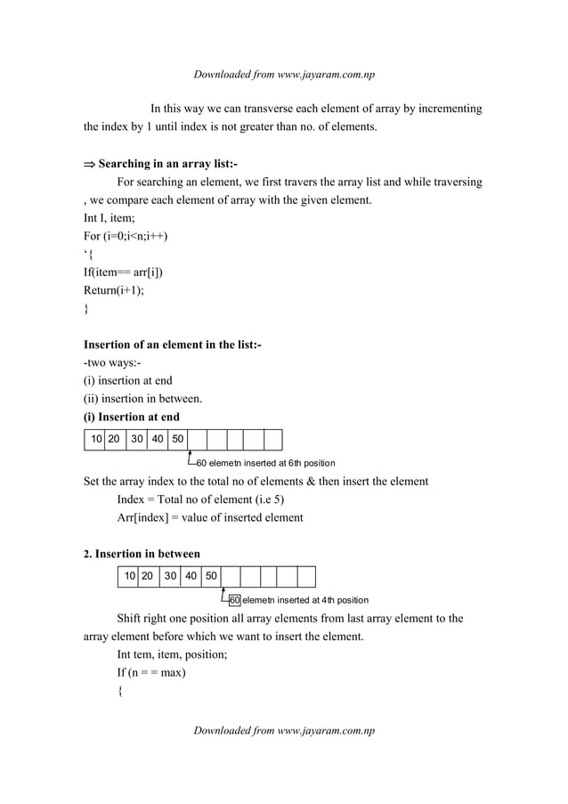Data structure and algorithm.(dsa) | PDF