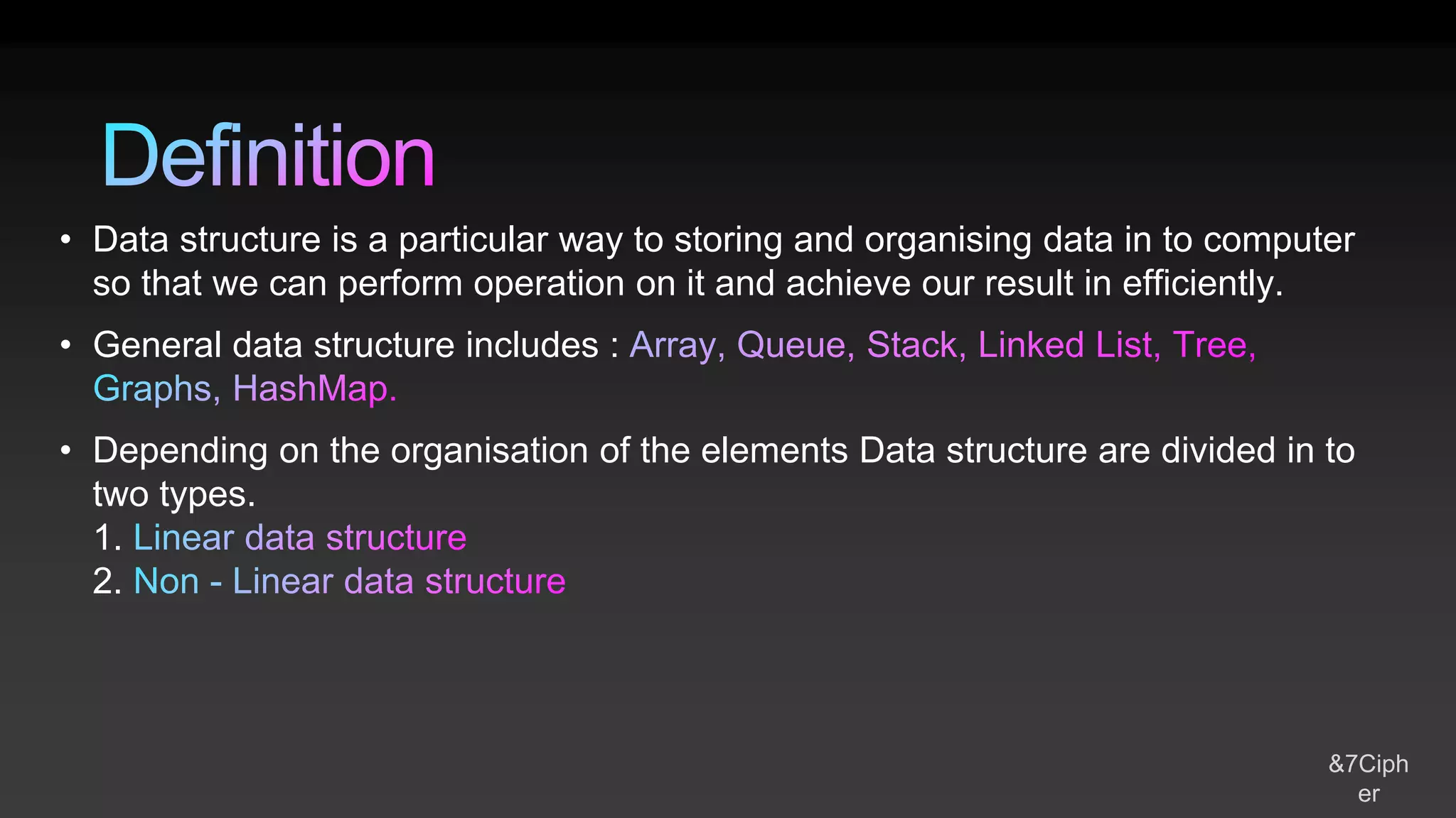 Data structure and algorithm made easy 1 | PPT