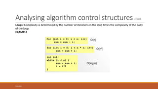 Algorithm Analysis | PPTX | Programming Languages | Computing