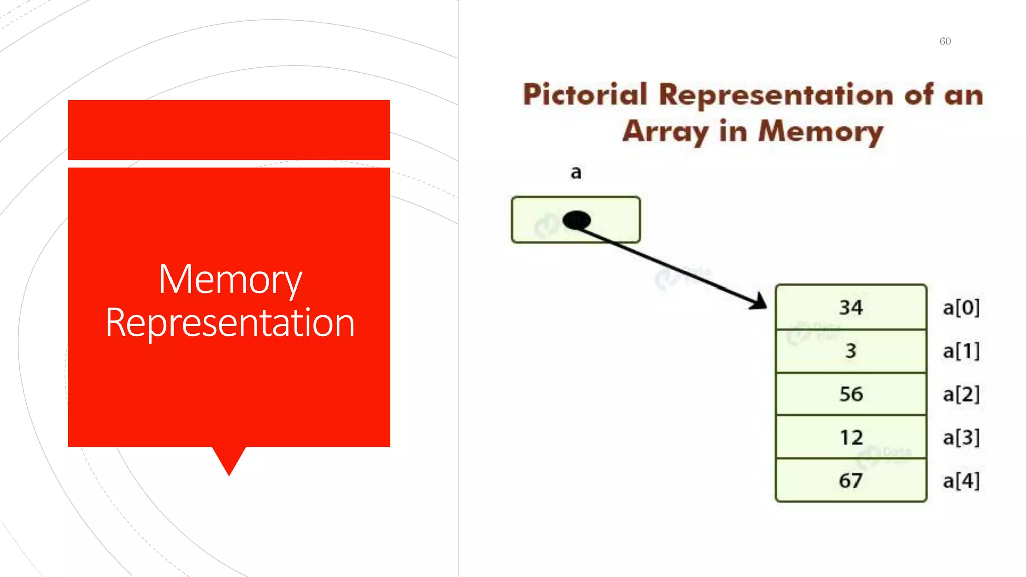 Memory
Representation
60
 