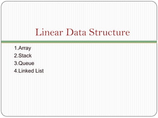 Data structure and its types | PPTX | Databases | Computer Software and ...
