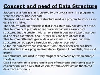 Data structure (basics) | PPT