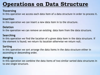 Data structure (basics) | PPT
