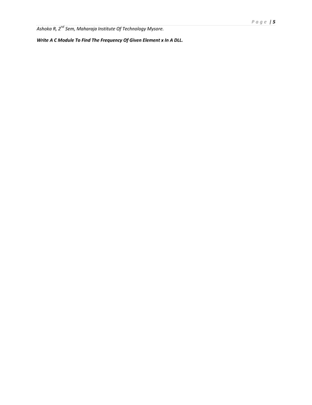 Data structure doubly linked list programs | PDF