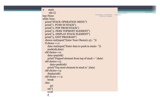 Data Structure in Python.pptx for reference | PPT