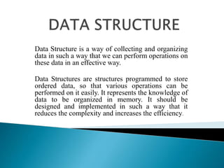 Data structure introduction | PPT