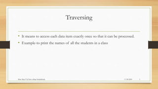 Data structure operations | PPT