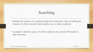 Data structure operations | PPT