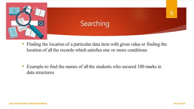 Data structure operations | PPT