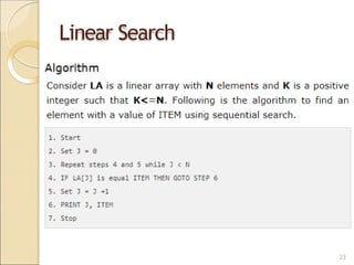 Linear Search
23
 