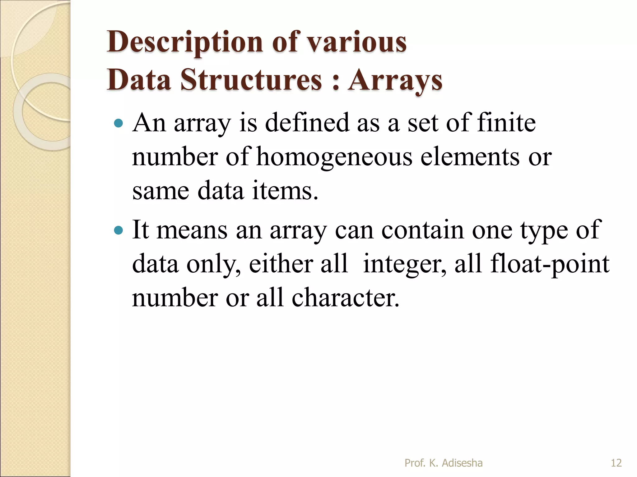 Data structure ppt | PDF