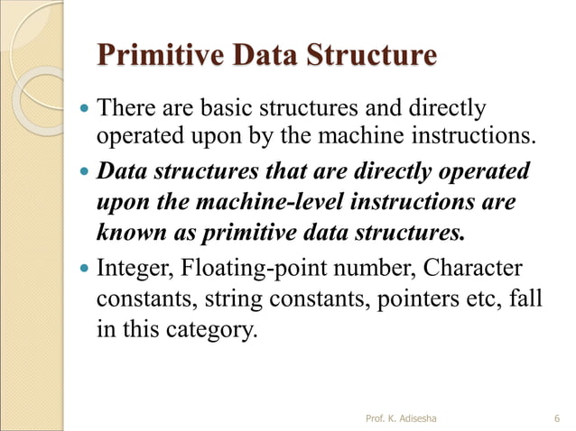 Data structure ppt