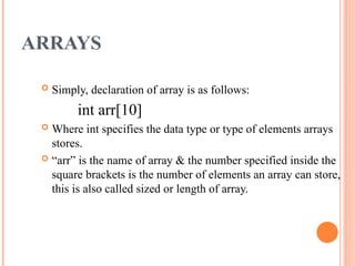 Introduction to data structure presentations | PPT