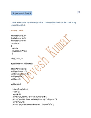 Data Structure Project File | DOCX