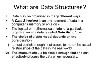 Data structures | PPT