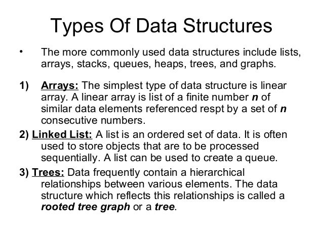 Data structures