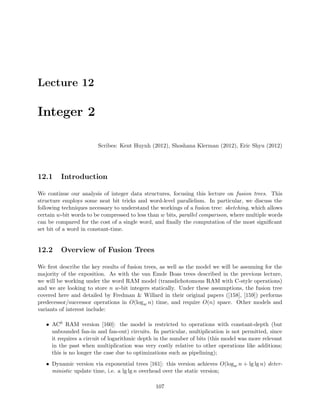 g 2.8 then we get errors at each crossing. In our DS we will 
keep the `incorrect' picture, but keep track of the errors. We will tell the algorithm where the  