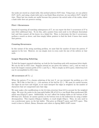 lter our point set by x 
coordinate, and then search the corresponding y range trees to  