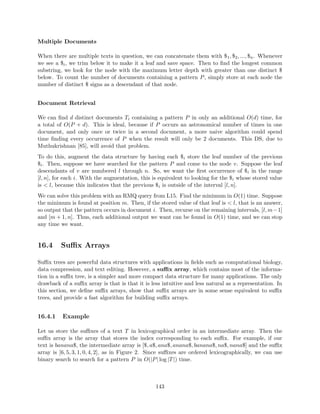 lter by the y coordinate. We're 
searching through O(log n) y subtrees, so the query runs in O(log2 n) time. 
38 
 