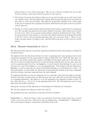 cate failing), how quickly can the data 
structure be  