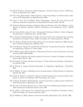 cate failures 
in O(lg n) time. 
Local Each data object participates in O(1) certi 