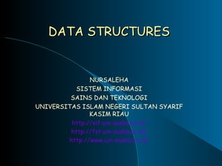 Data structures | PPT