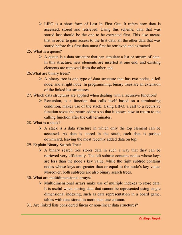 Data structures | PDF