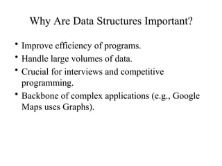 Data Structures and Algorithm Intoduction | PPTX