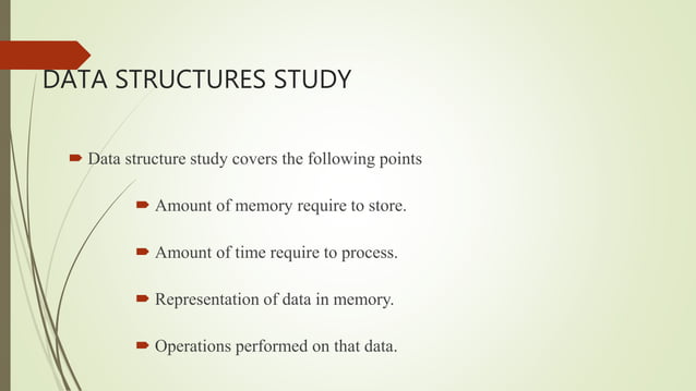 Data structures - Introduction | PPT