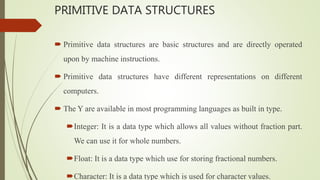 Data structures - Introduction | PPT