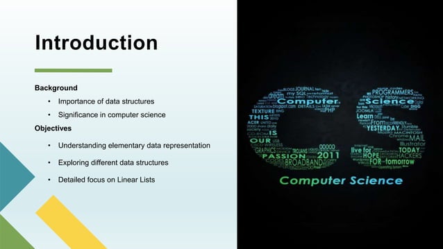 Data Structures - Linear Lists_PPT for Class 12 | PPT