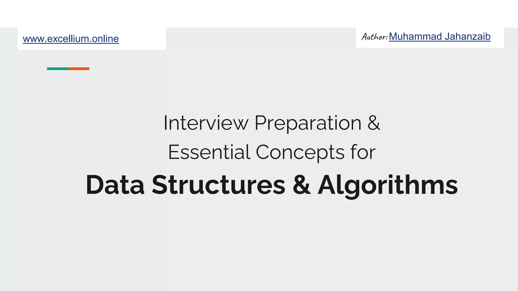 Data Structures & Algorithms | PPT