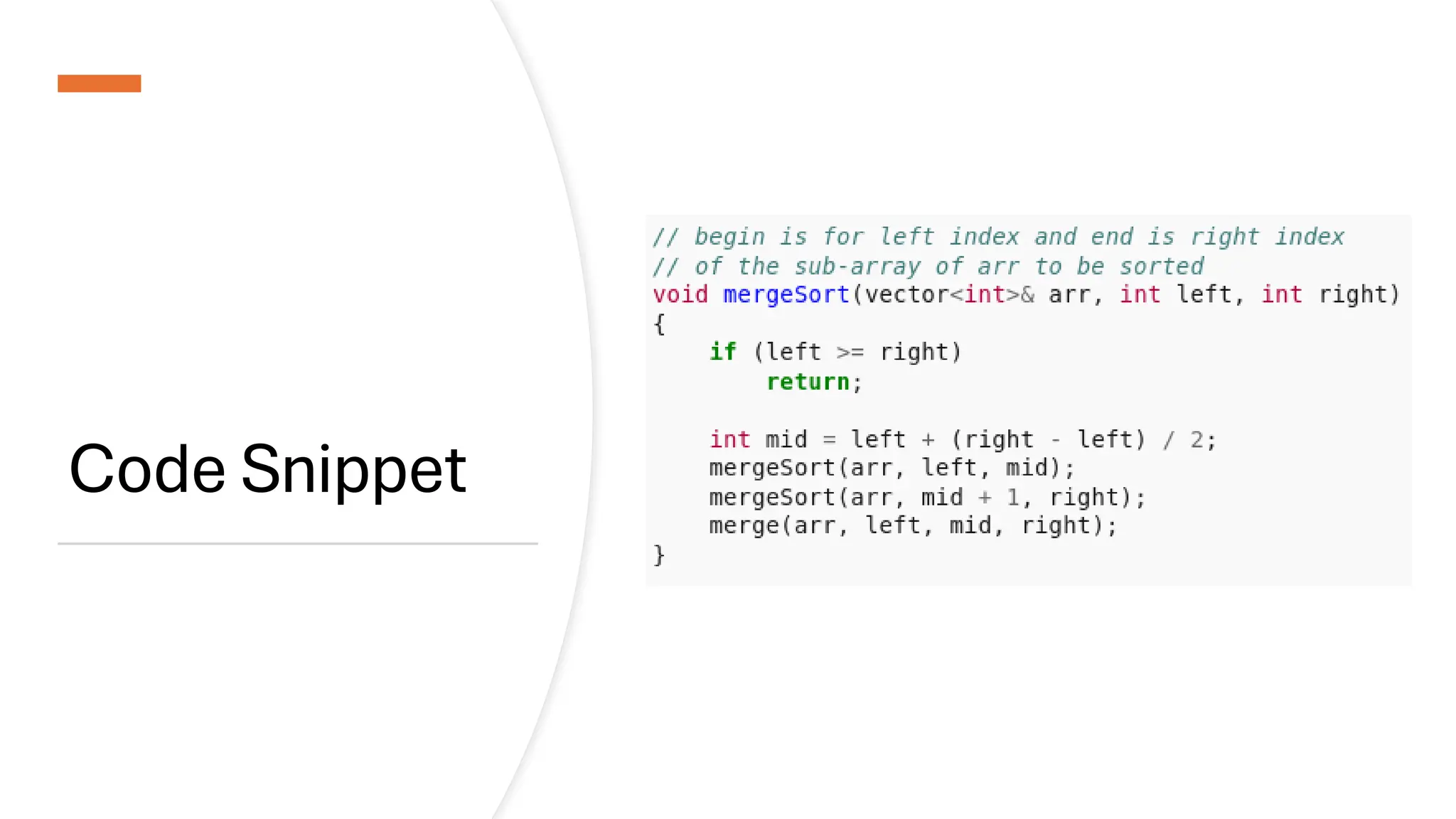 Code Snippet 