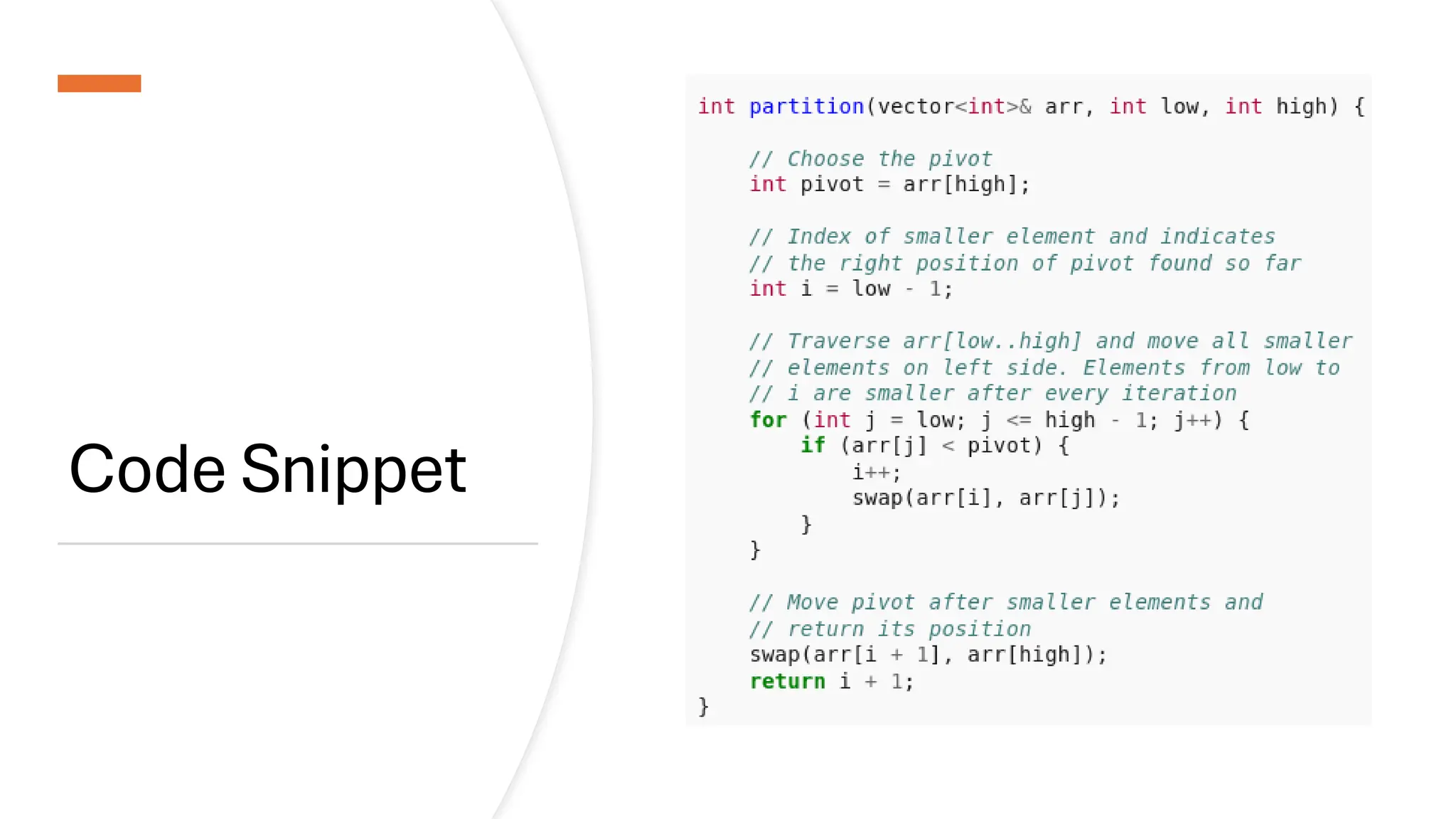 Code Snippet 