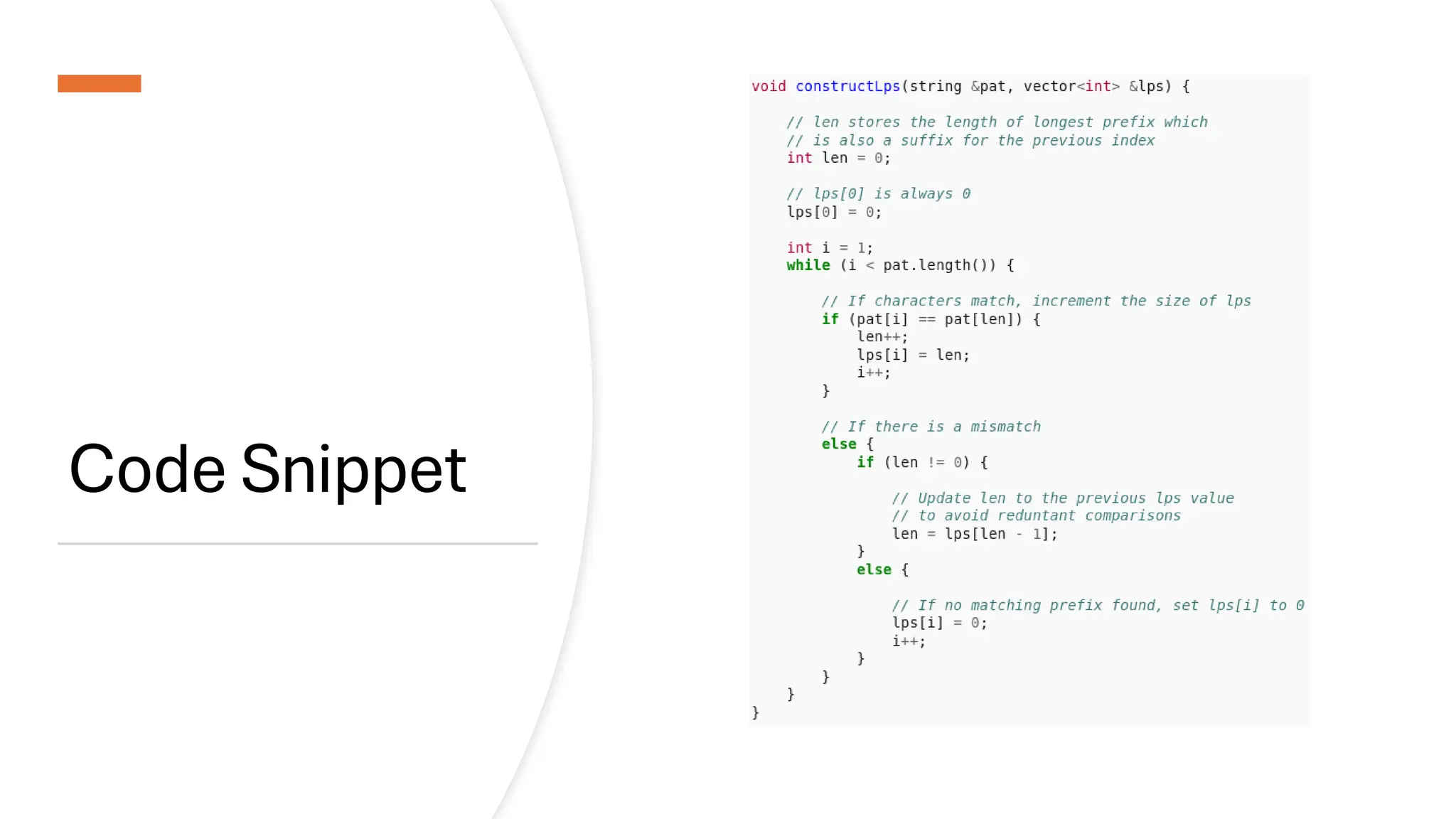 Code Snippet 