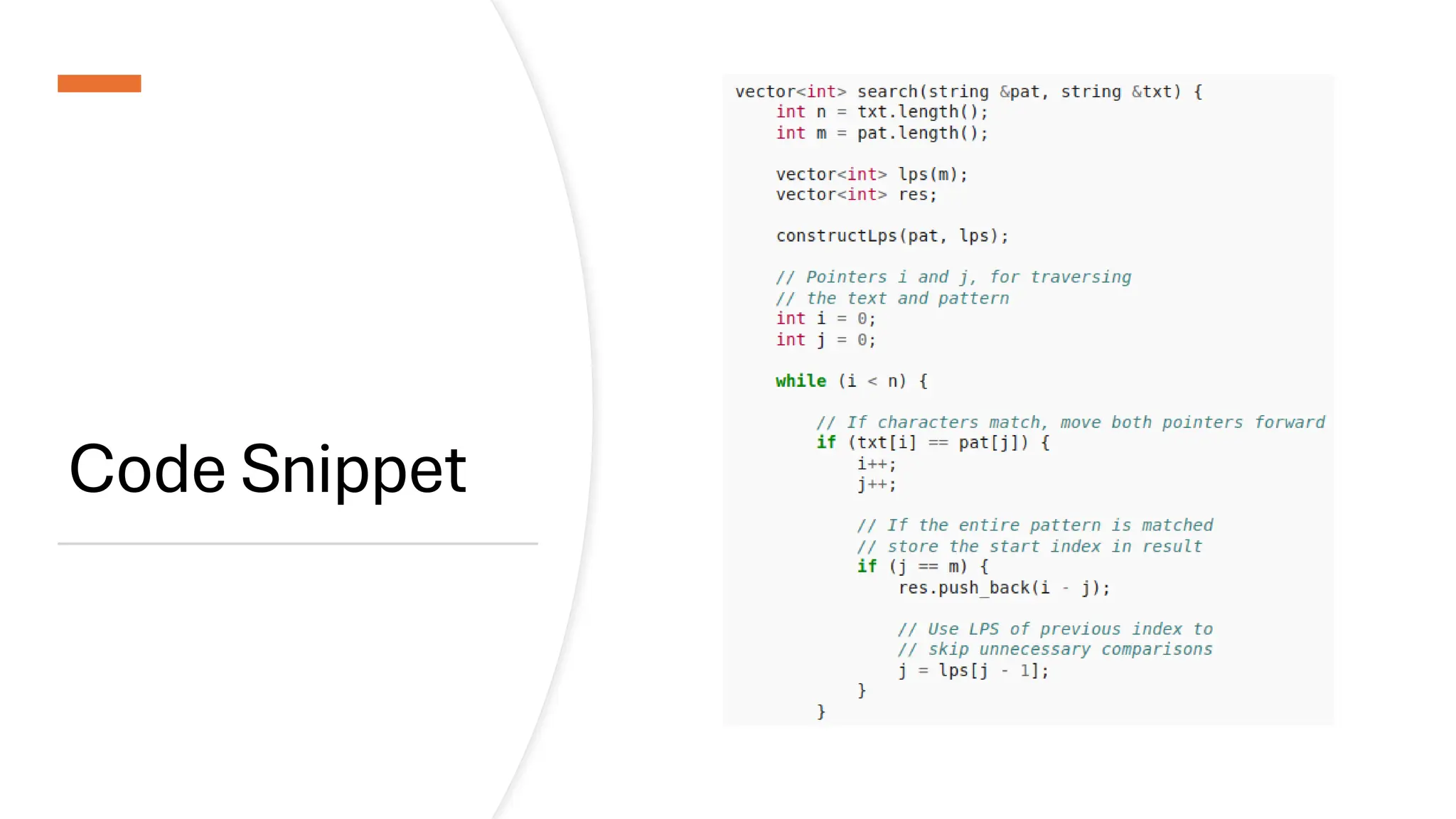 Code Snippet 