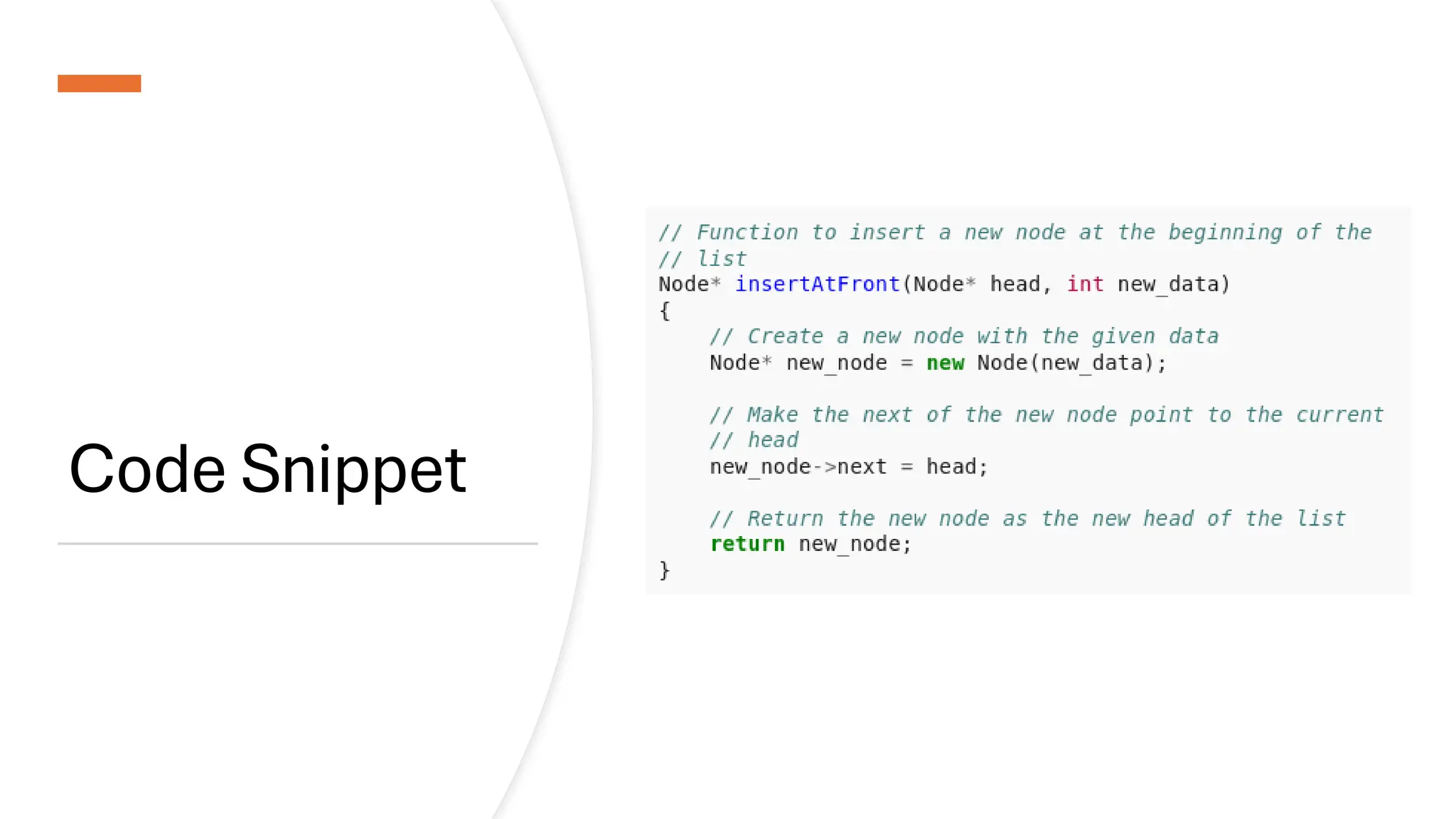 Code Snippet 